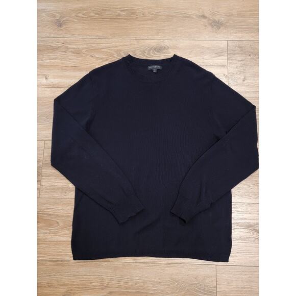 J Crew Destination Sweater Pullover Men's Sz M Long Sleeve Workwear Black - Picture 8 of 10